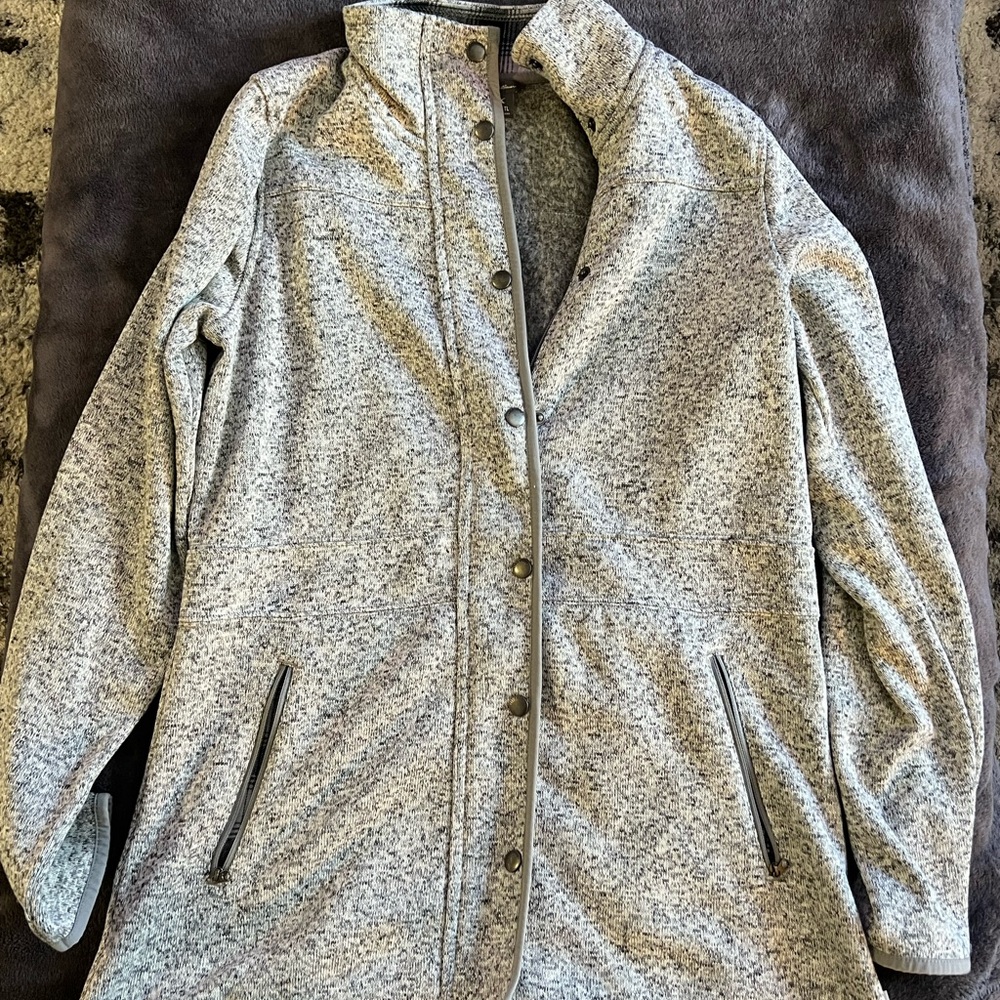 Eddie Bauer Women's Heathered Gray Utility Jacket